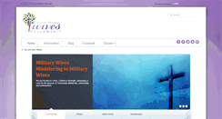 Desktop Screenshot of cmwives.org